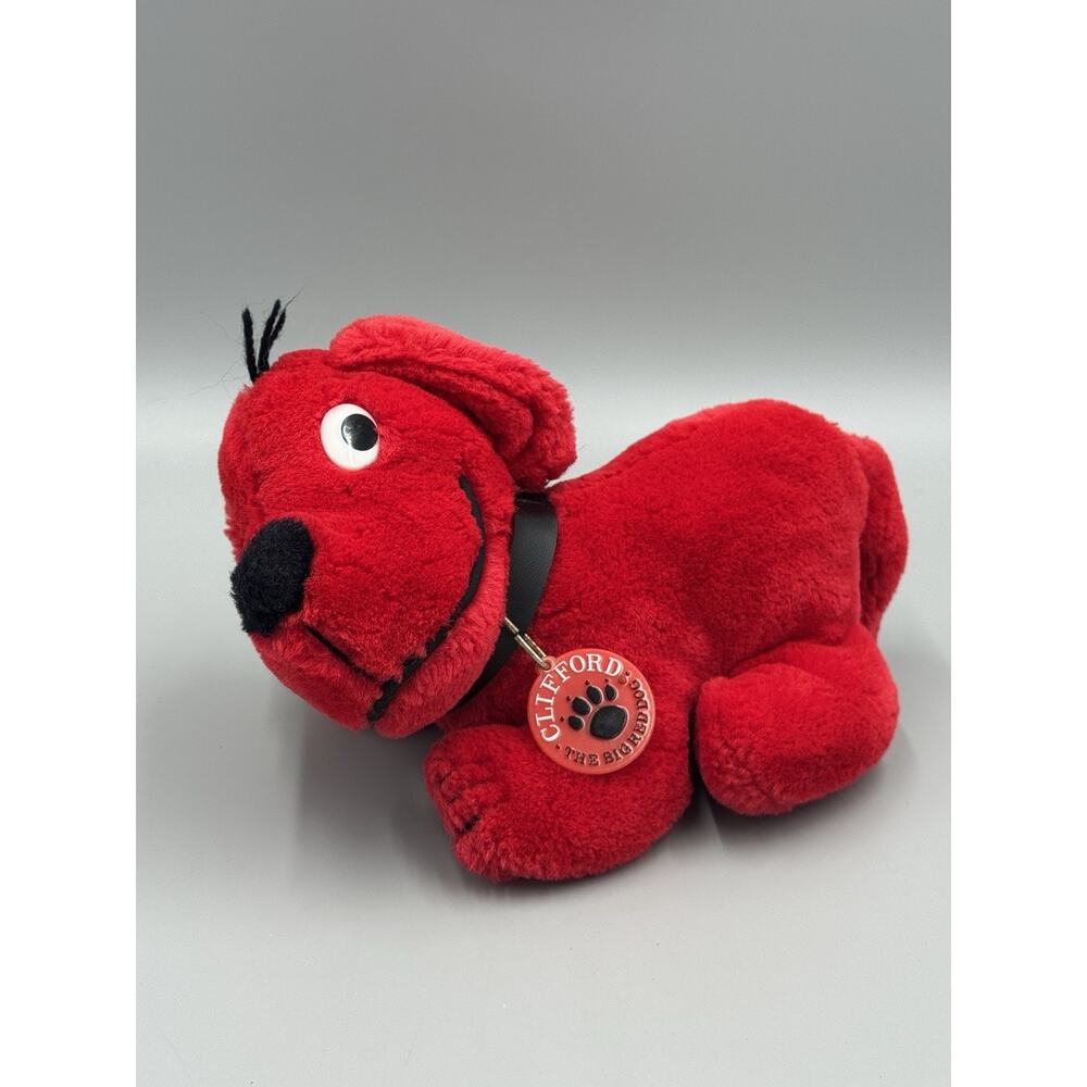 Vintage 1990 Dakin Clifford The Big Red Dog 9 Inch Plush Stuffed Animal